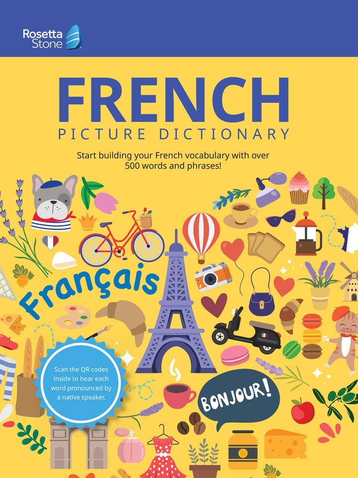 Rosetta Stone French Picture Dictionary for wholesale by Carson Dellosa Education
