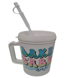 Kiss & Mustache 16oz Tumbler Cups With Lid and Straw 