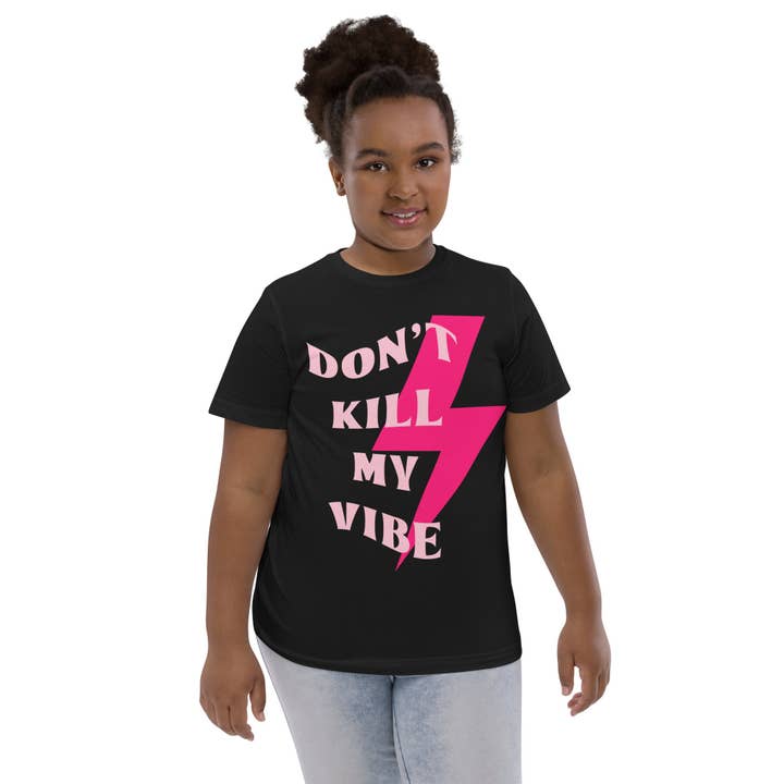 T-shirt Don't Kill My Vibe pour jeunes pour la vente par Whiskey & Vine