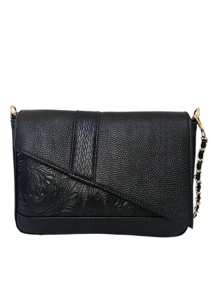 The Marquesa Crossbody Bag - Black for wholesale by MAVIS BY HERRERA