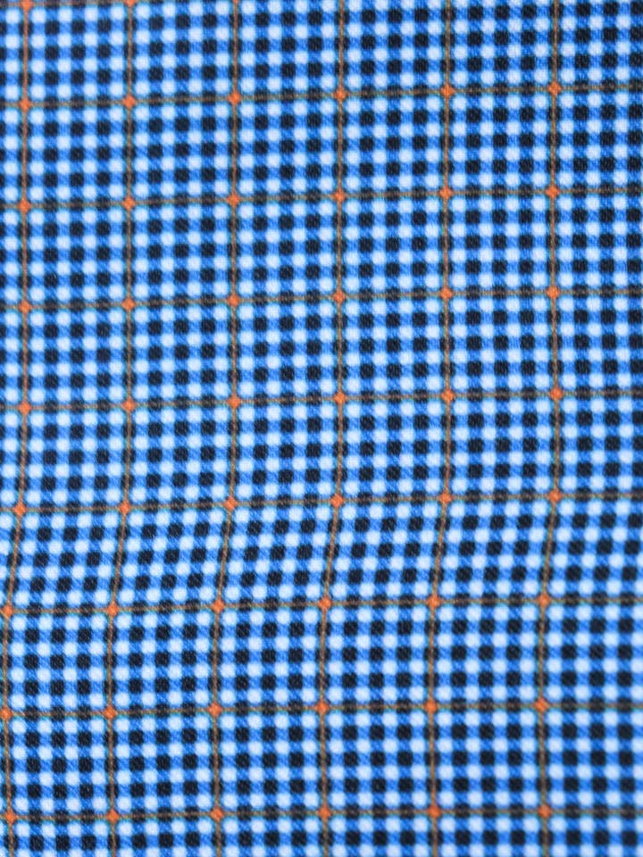 American Heritage - Vendita all'ingrosso Camicia button down - Uomo - Blu con quadretti bianchi, blu e arancioni1