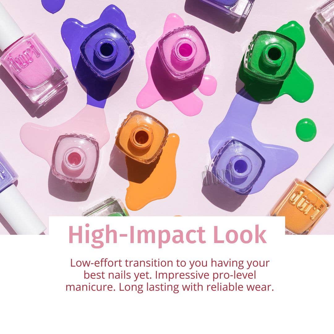 Duri Cosmetics - Wholesale Nail Polish - Cloud True Blue, Pastel Light Blue Nail Polish3