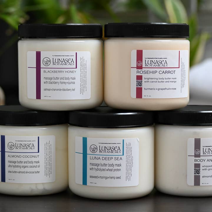 lunasea botanicals - Wholesale Body Balm/Butter - Back Bar and Bulk Butter Body Masks