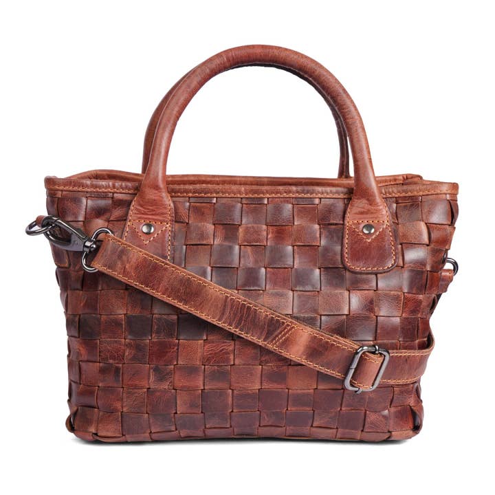 Florence Leather Tote Bag – Women – Chestnut for wholesale by Minori Leather