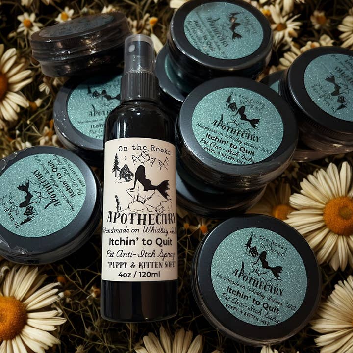 All Natural Anti-Itch Spray for wholesale by On the Rocks Apothecary