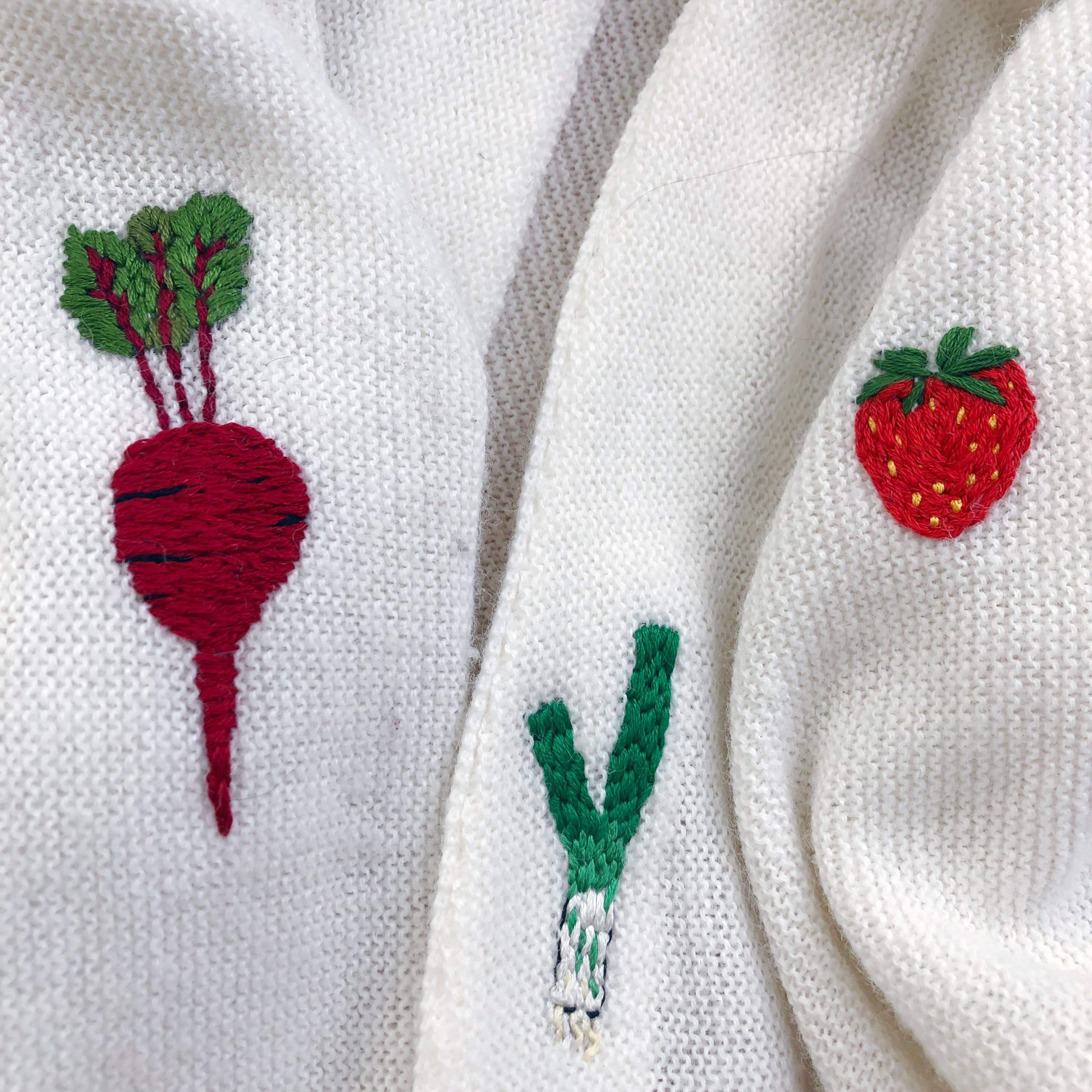 Wrenbirdarts - Wholesale Embroidery/Cross Stitch Supplies - Fruits and Vegetables Embroidery Transfers5