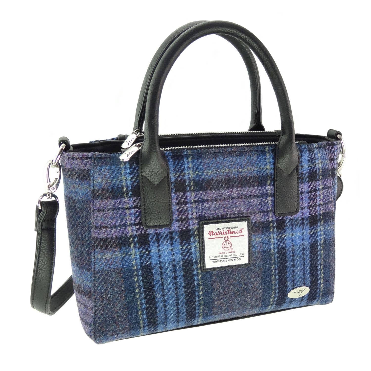 Glen Appin Of Scotland - Wholesale Tote Bag - Women's - LB1228 Harris Tweed 'Brora' Small Tote35