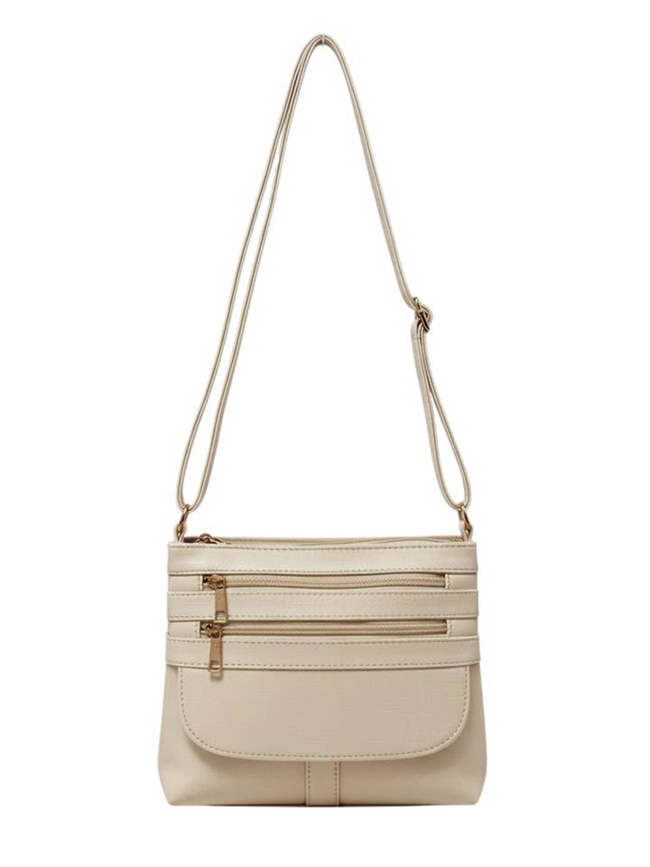 Bolso bandolera ajustable con múltiples bolsillos y cremallera delgada para venta al por mayor de Ellas Trading