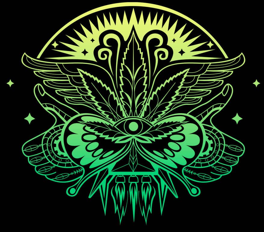 StonerDays Apparel – Engroshandel Hoodie – Unisex – Mandala 222 hættetrøje8