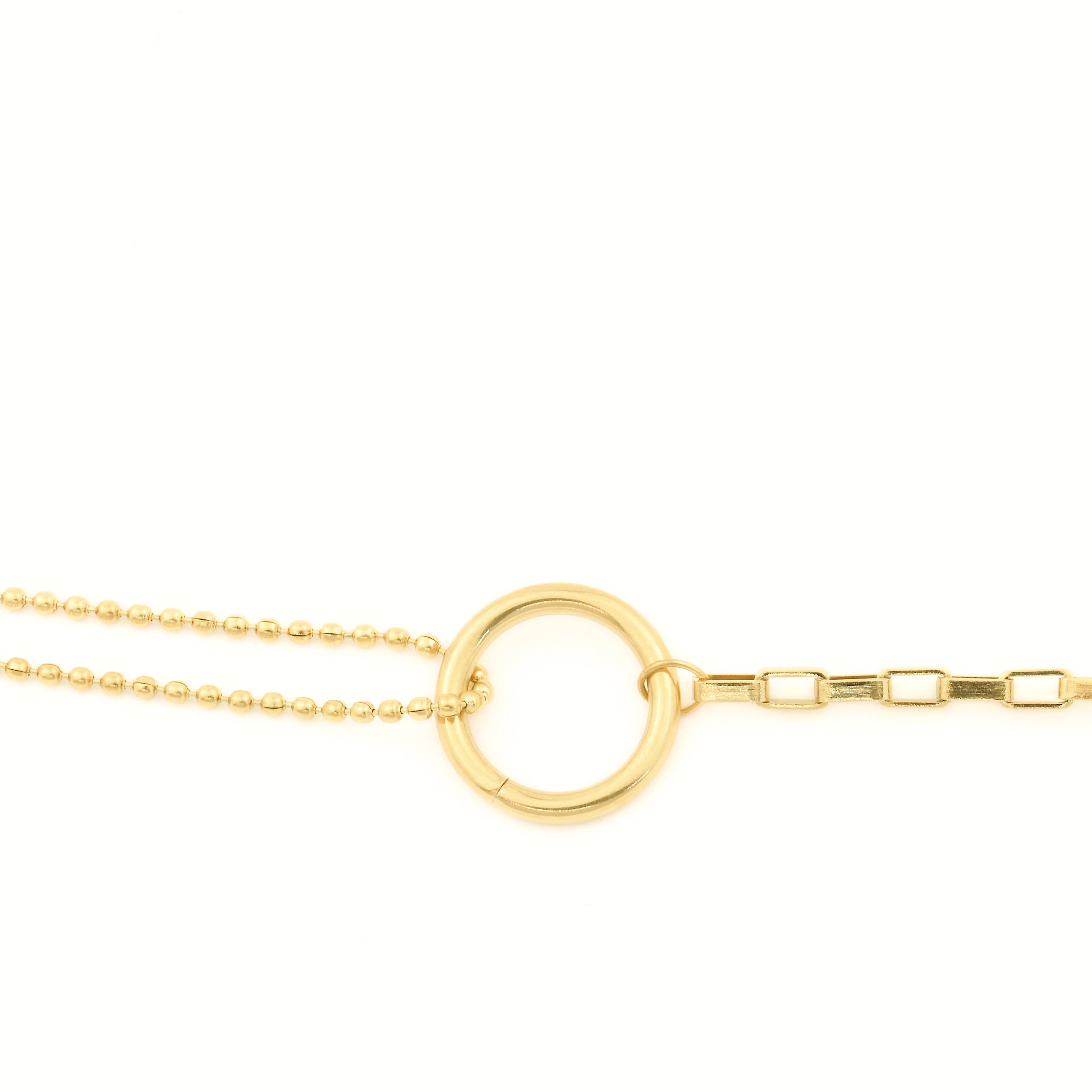 Blueyejewelry - Wholesale Choker/Collar - Circle Link Choker - Waterproof Asymmetrical Circle Choker 2