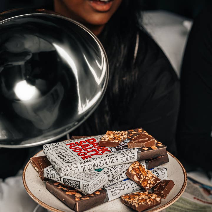 VS Food Online - Johnny Doodle – Fudge por atacado – Chocolate amargo com fudge salgado - Johnny Doodle - Comércio Justo2