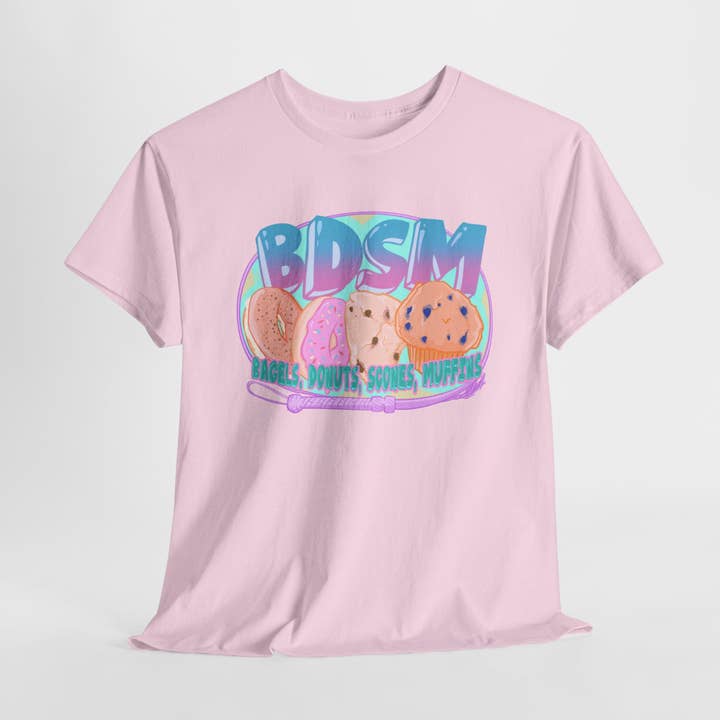 Bagels Donuts Scones Muffins Camiseta Unisex de Algodón Grueso para venta al por mayor de LVB Art