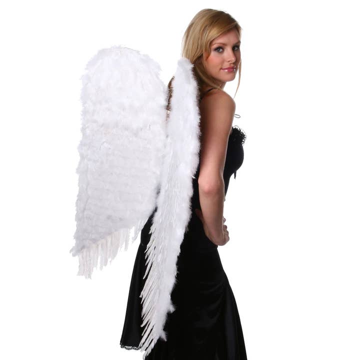 Zucker Feather Products - Wholesale Costume – Women's - Adult White Angel Costume Wings - Large Halloween1