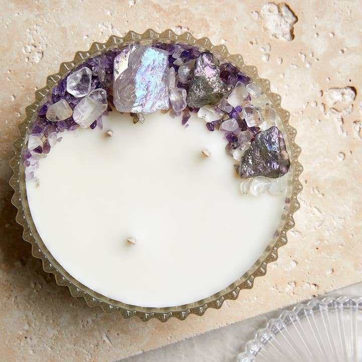 Silk oil of Morocco - Wholesale Jar/filled candle - Crystal Candle Trade Starter Pack Option 12