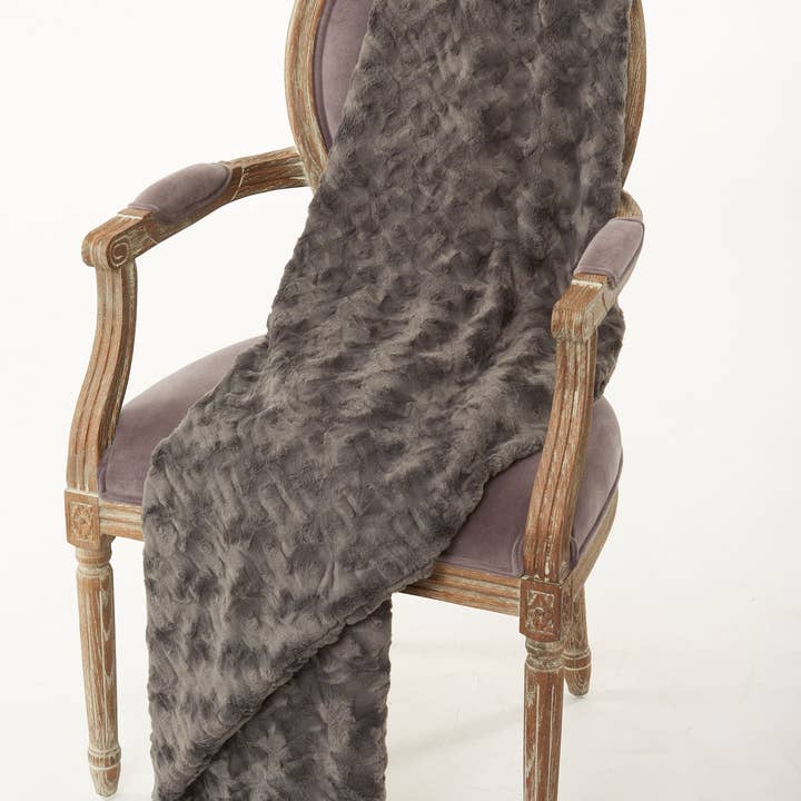 Tourance - Vente Plaids - Jeté - Le Marais - Anthracite2