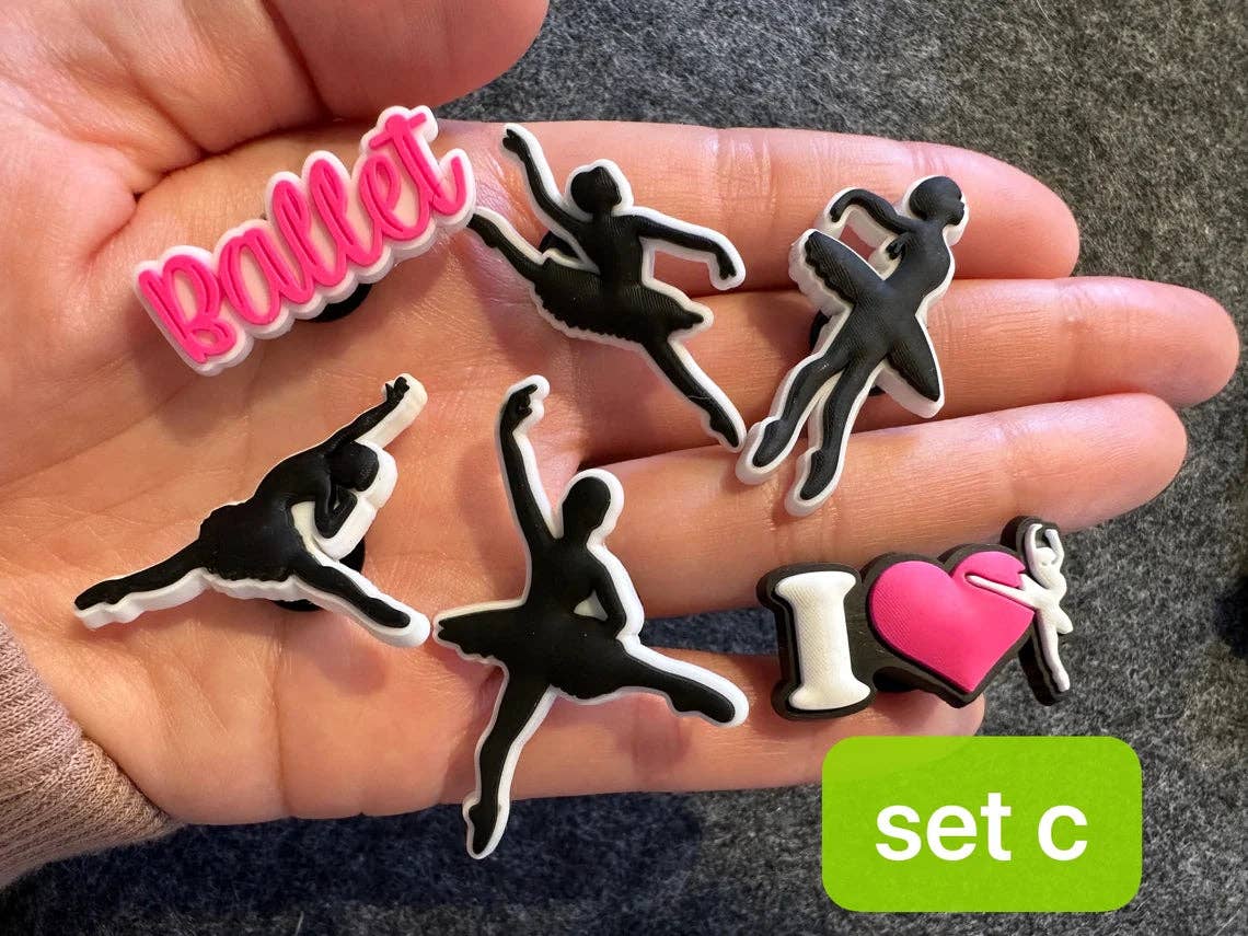 JuliesDecal - Wholesale Schoenaccessoires - Uniseks - Kies je eigen schoenbedels met een Dance Ballet-thema4