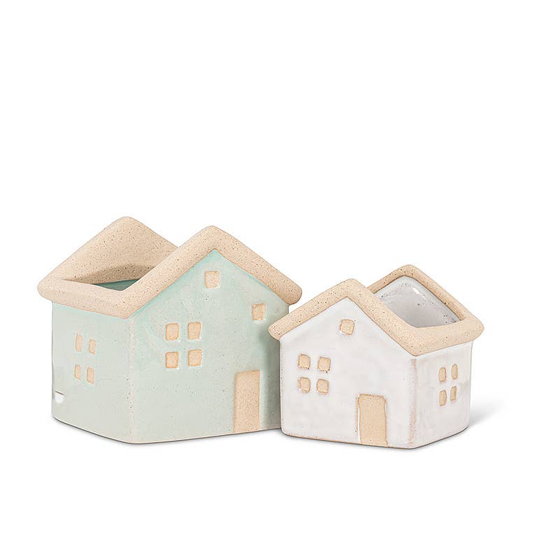 Abbott – wholesale Plant pot – Mini House Planter-Gry-2.5" L1