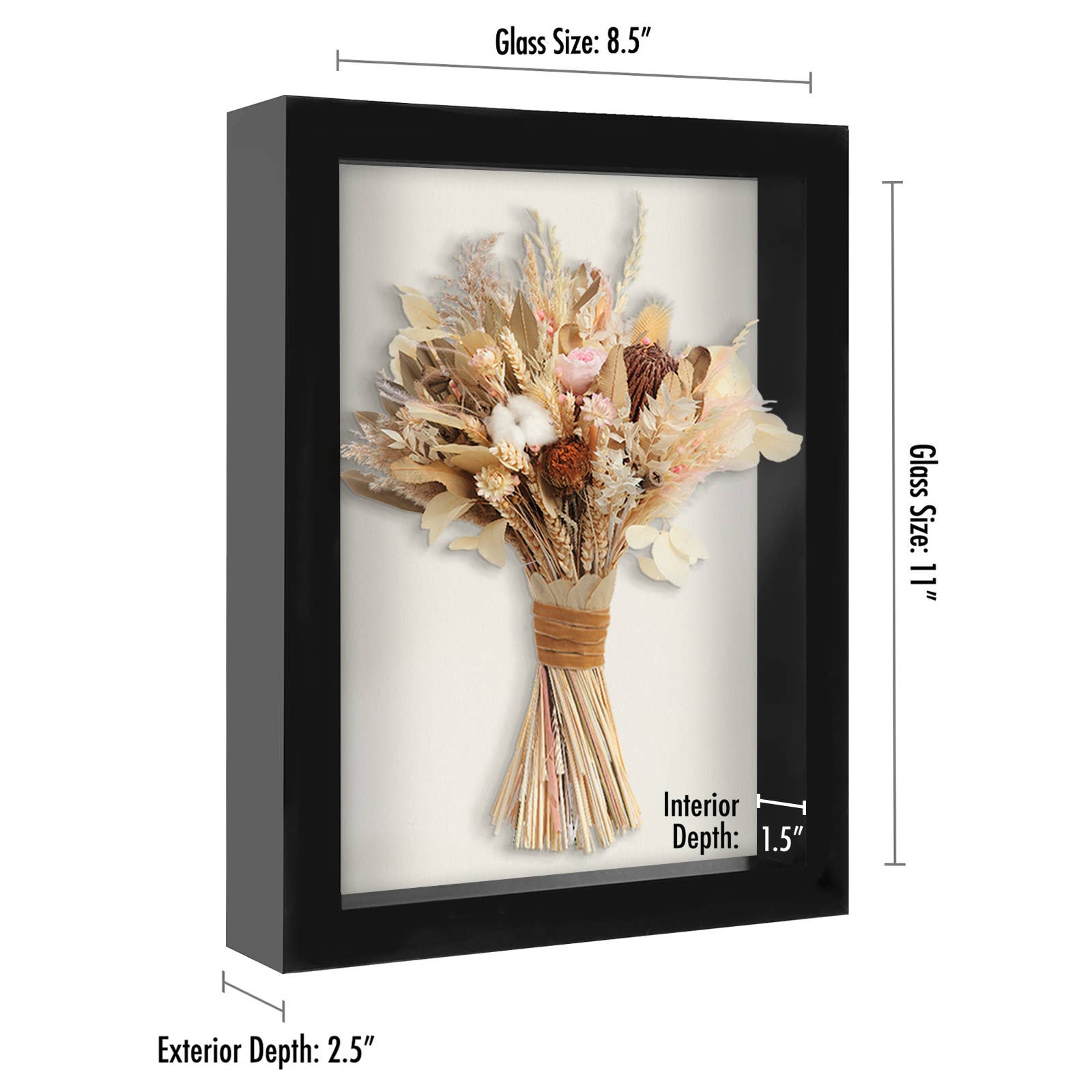 Americanflat Shadow Box Frame with Black Molding (2 Pack) for wholesale on Faire9