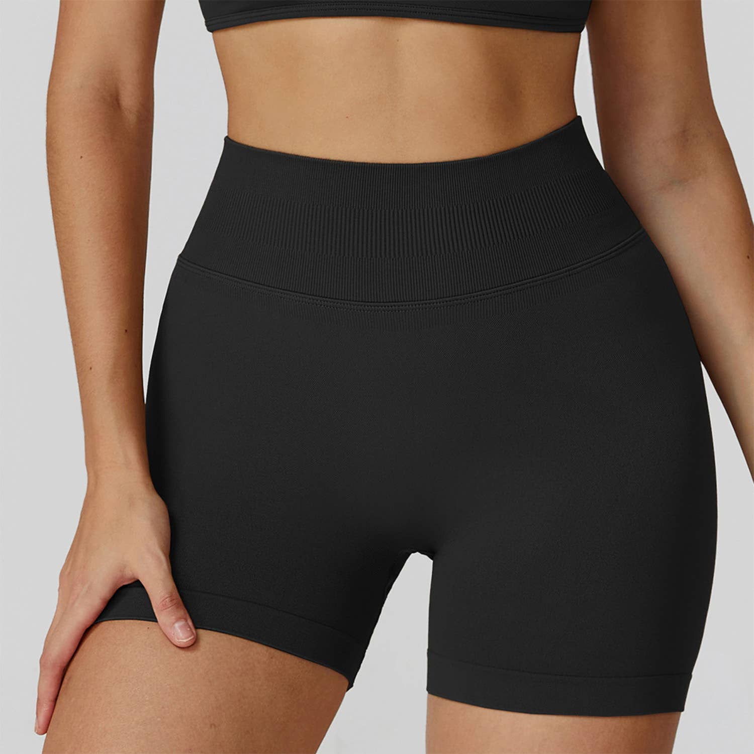 Crave by FW - Wholesale Athletic Shorts - Women's - High Waist Workout Short Tummy Biker Shorts12