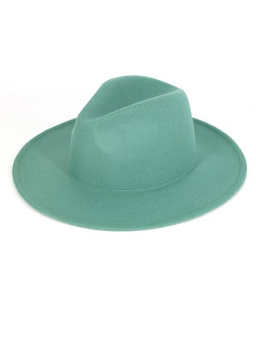 Summer Style Solid Panama Hat for wholesale by MYS Wholesale Inc