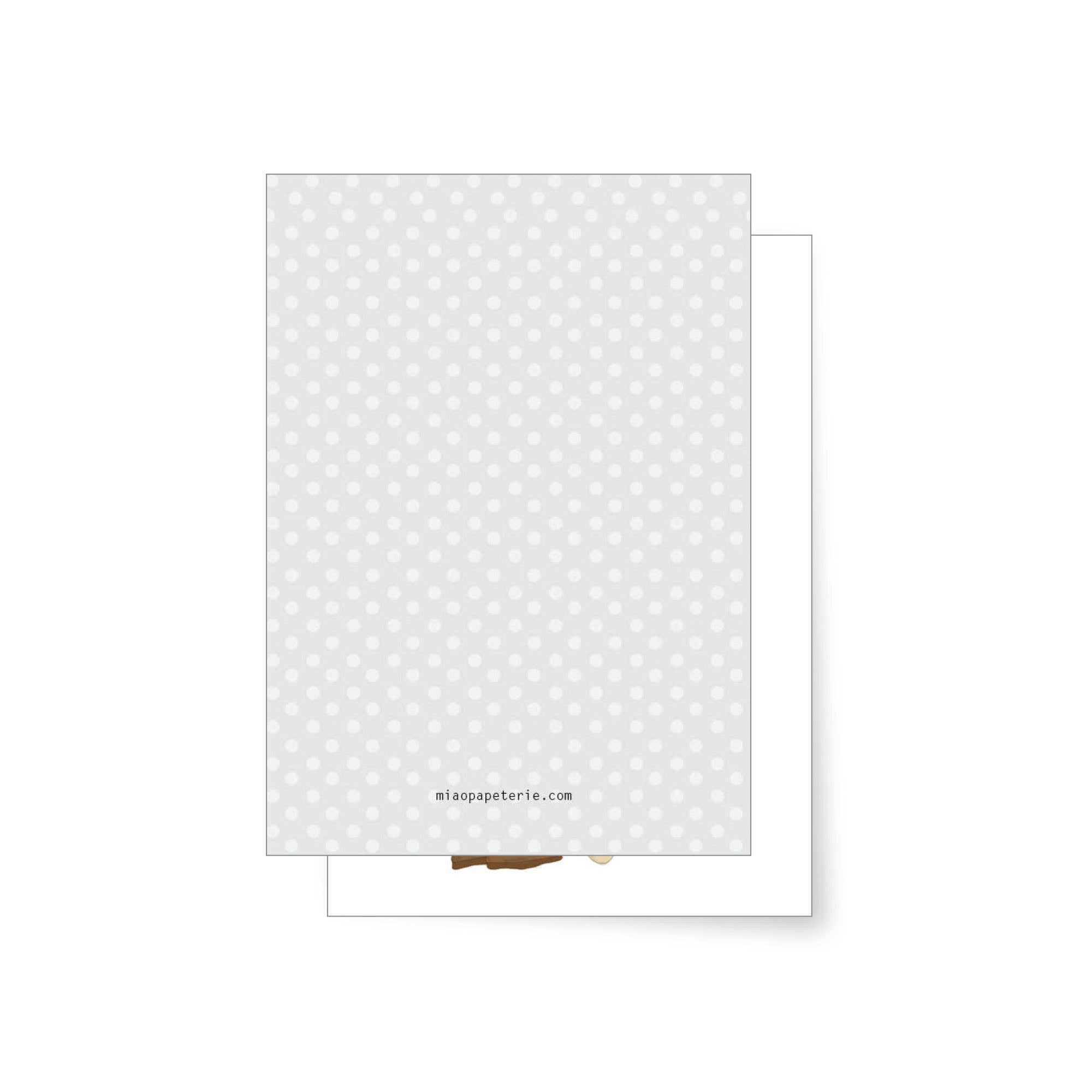 MIAO Papeterie - Vendita all'ingrosso Partecipazioni di nozze - Just married | biglietto pieghevole1