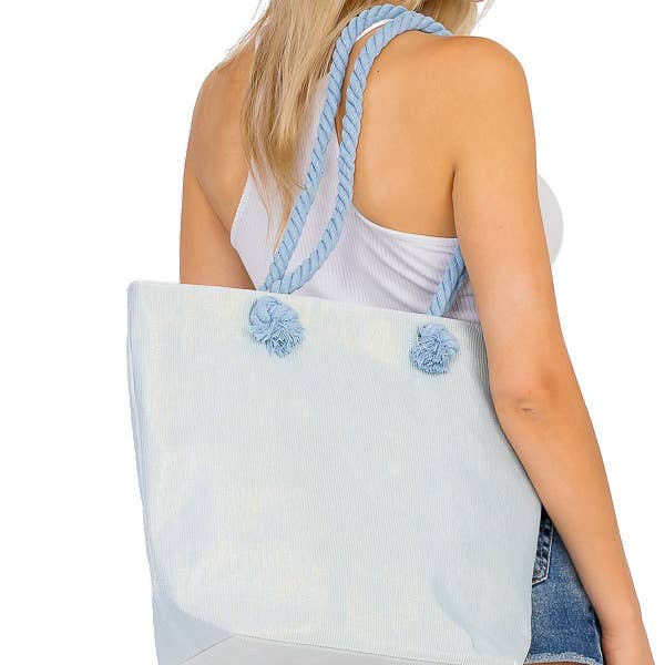 Cap Zone - Wholesale Tote bag – Women's - Shimmer Rope Tote Bag5