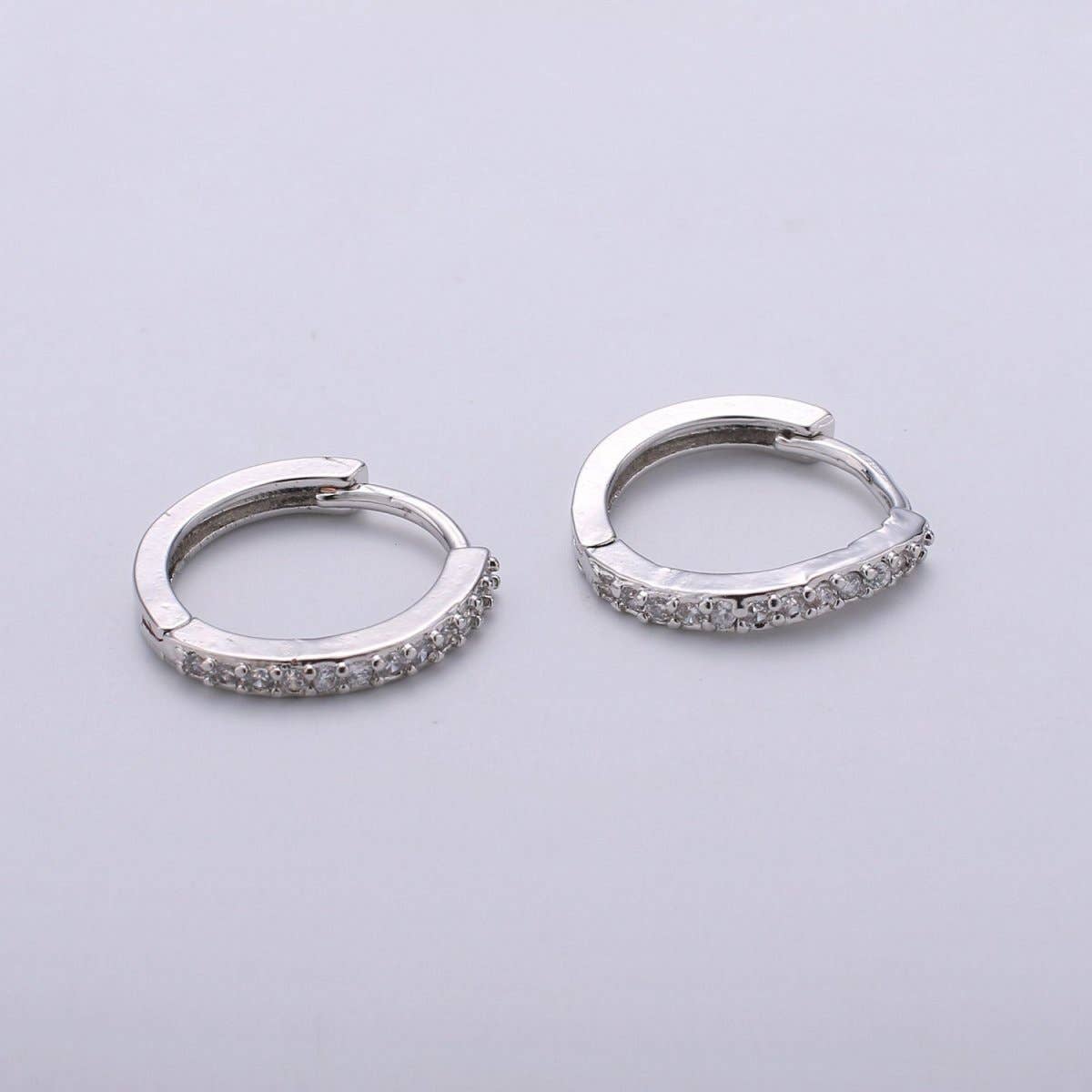 Aim Eternal - Vente Petits anneaux - Boucles d'oreilles créoles fines en or rempli 14k, OR - micro pavé cz pour cartilage Boucles d'oreilles K-498 K-4990