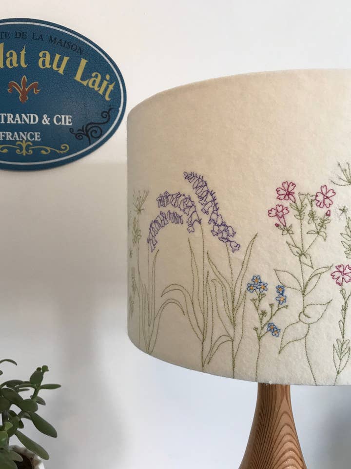 Cornish Hedgerow Lampshade for wholesale by melody ryder designs