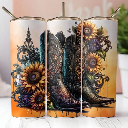 Country Girl Western | Tumbler for wholesale by Designs by Robyn