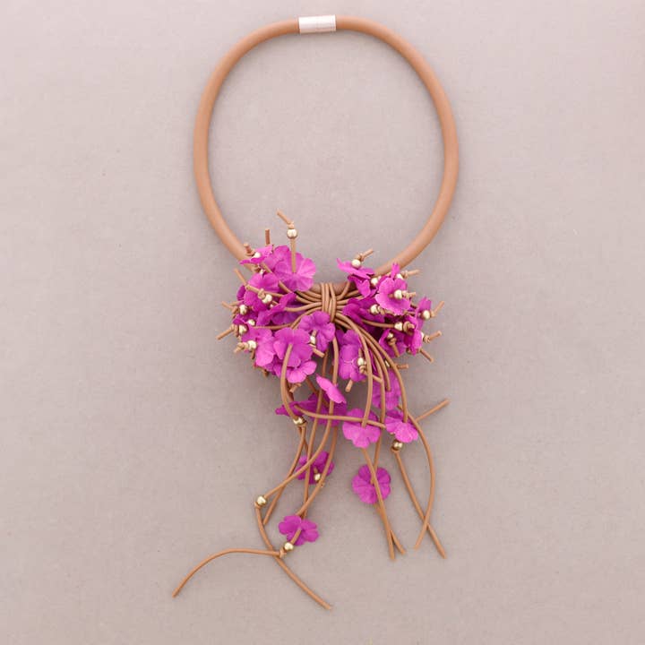 Sonata - Vendita all'ingrosso Gioielli a scatto - Collana Magnetica Gomma Frange4