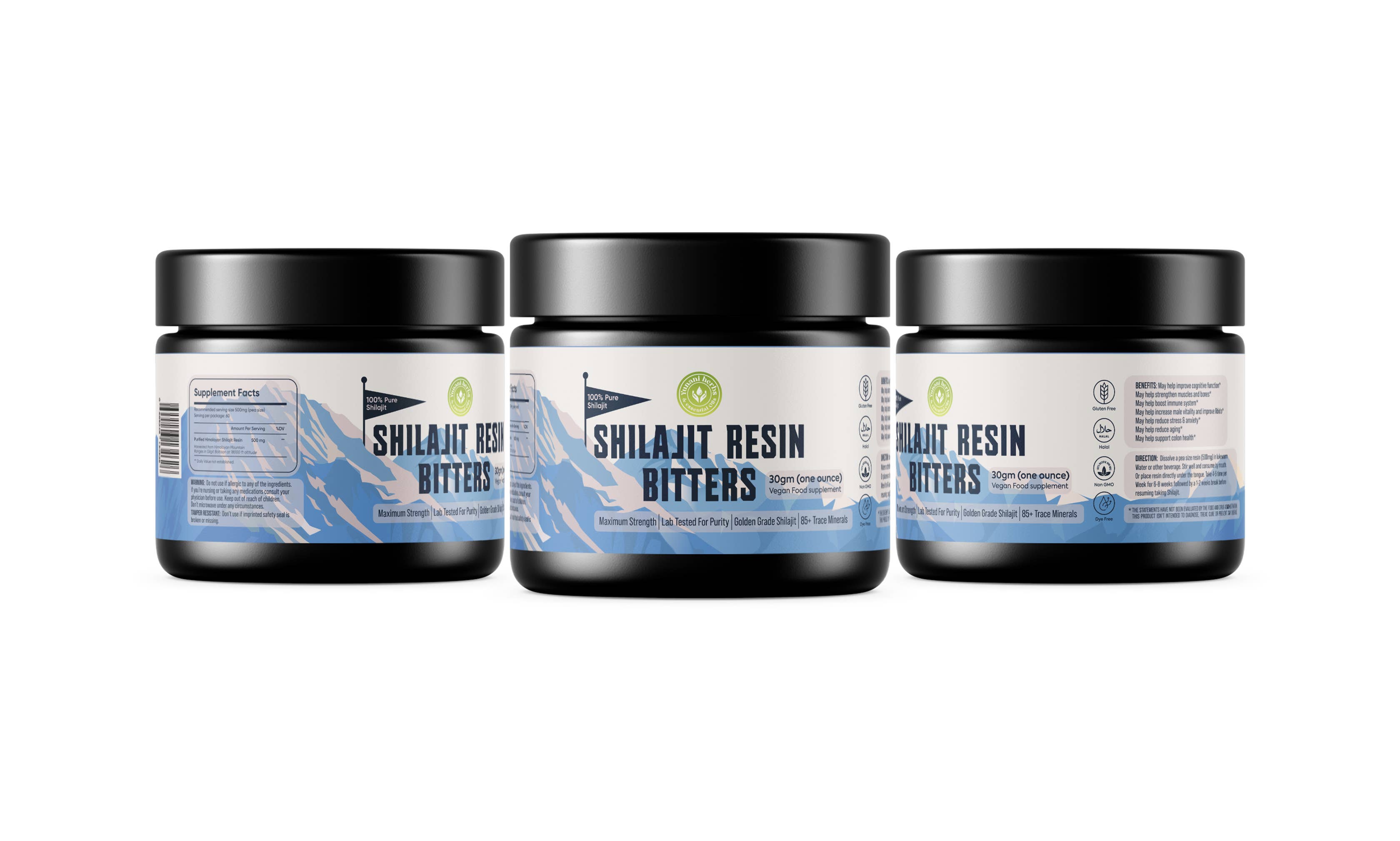 Yunani Herbs & essential Oils - Wholesale Voedingssupplement/vitamine - Shilajit hars 30 g8