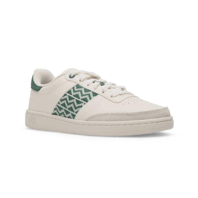 N'GO Shoes - Wholesale Lifestyle Sneakers - Women's - Saigon Classique beige and fir green leather low-top sneakers
1