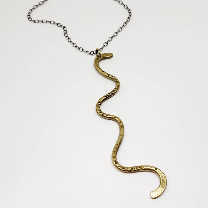 Snake Necklace for wholesale by Daisy Metalworks