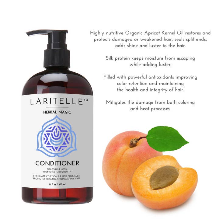 LARITELLE - Vente Après-shampoing - Après-shampoing biologique non parfumé Laritelle Herbal Magic 16 oz6