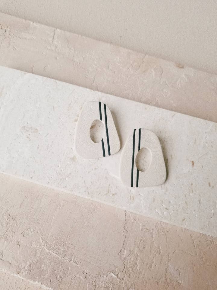 Polymer Clay Earrings | Abstract Earrings | Organic Earrings for wholesale by That Clay Girl Co.