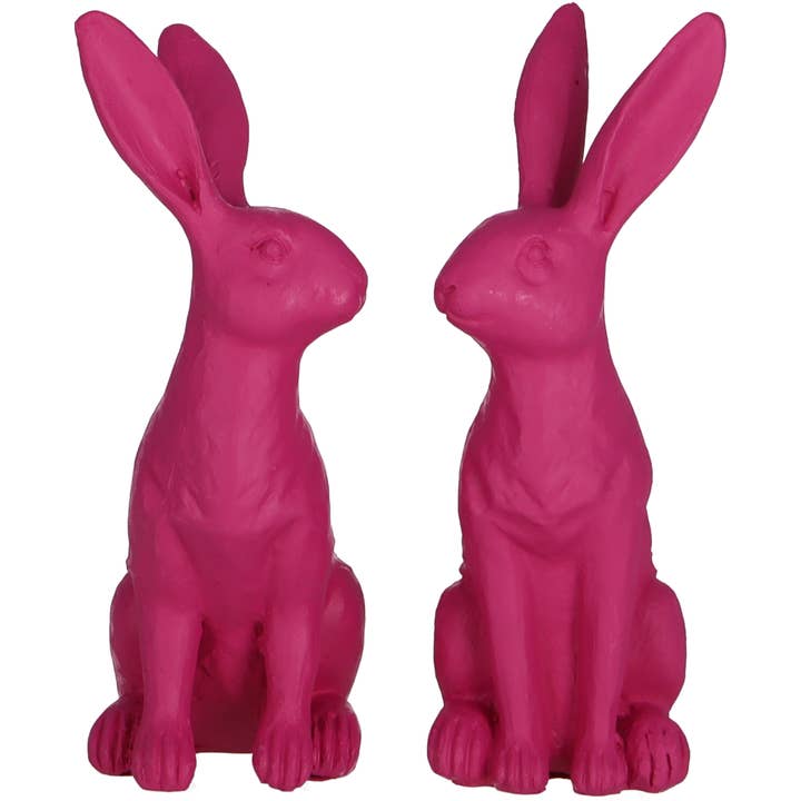 Poly Bunny Robby, 2 Designs, H19.5/19cm, Erika for wholesale by Vosteen