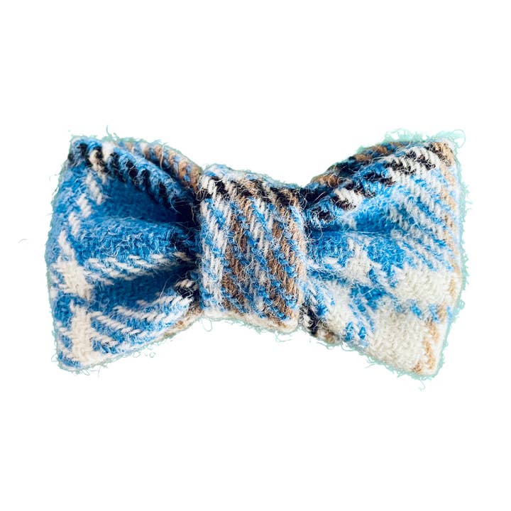 Winter Blues Hund Fluga - Harris Tweed för wholesale av Stylish Dogs - Collars, Leads BowTies, Bandanas