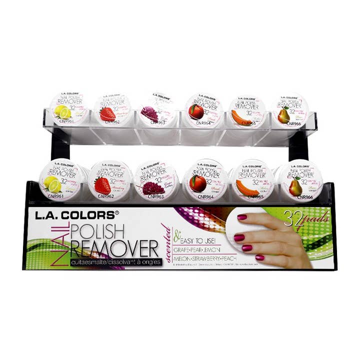PINEAPPLE Beauty - Wholesale Nail Polish Remover - LA Colors CAD15.1 Nail Polish Remover Pads Display - 144pc