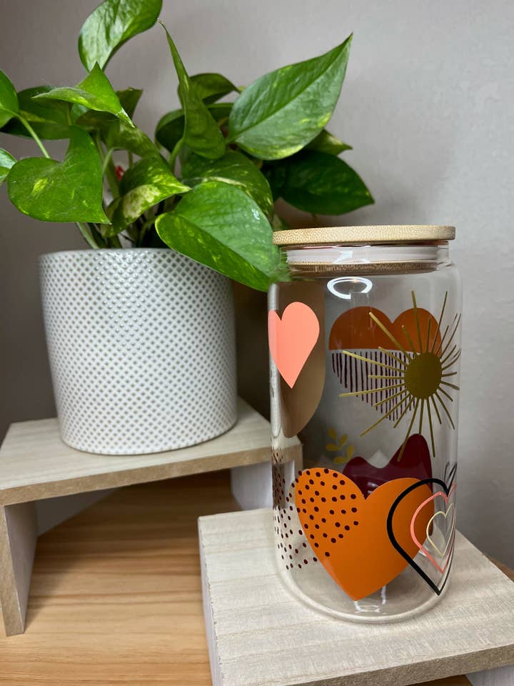 Boho glass cup for wholesale by Sosa Boutique