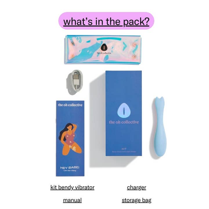 The Oh Collective - Wholesale Sex Toy - Kit | Dual stimulation G-spot & Clitoral Vibrator (blue)