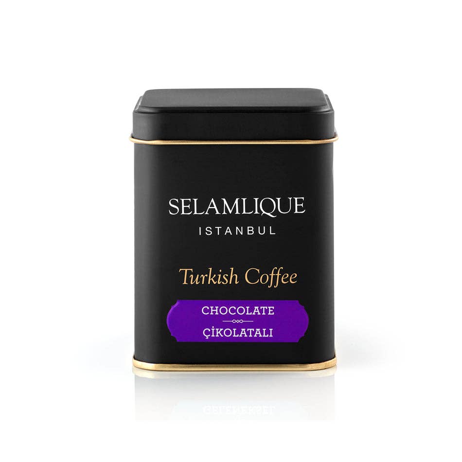 Aladdin - Vendita all'ingrosso Caffè macinato - Caffè turco al cioccolato Selamlique - Caffè turco macinato - 125 g/4.4 oz0