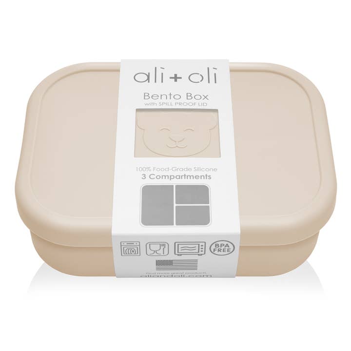 Ali+Oli - Wholesale Lunch Bag/Box - Kids - Ali+Oli Leakproof Silicone Bento Box (Coco) Back to School6