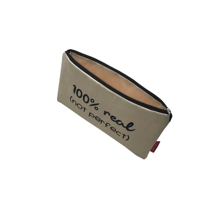 hello-bags - Wholesale Toiletry Bag - Women's - TOILETRY BAG “100% REAL. NOT PERFECT”