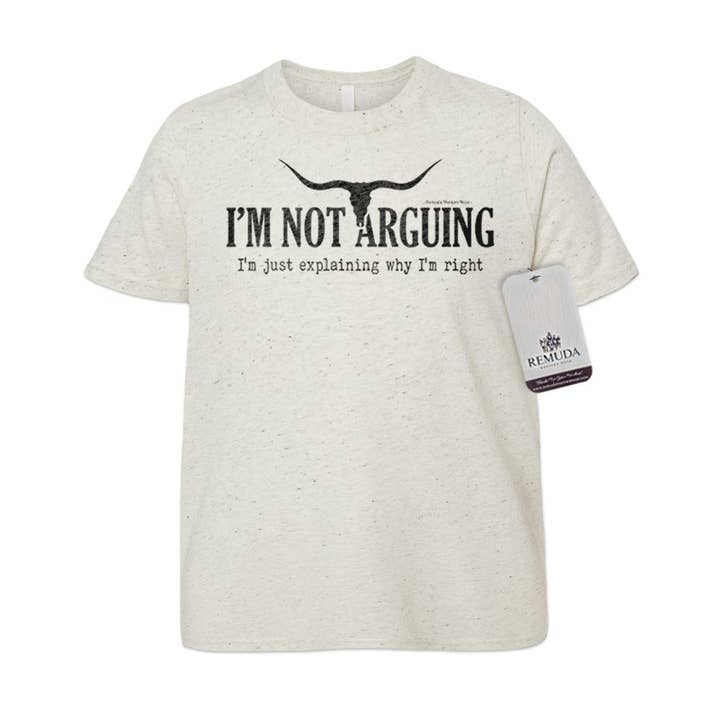 I'm Not Arguing, I'm Just Explaining Why I'm Right - Youth Tee for wholesale by Remuda Western Wear
