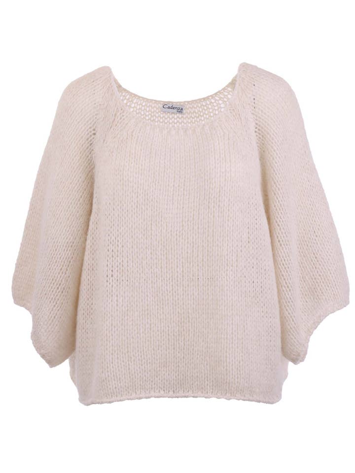 Cadenza Italy Ltd - Wholesale Knit Sweater - Women's - Alpaca Blend Swing Jumper