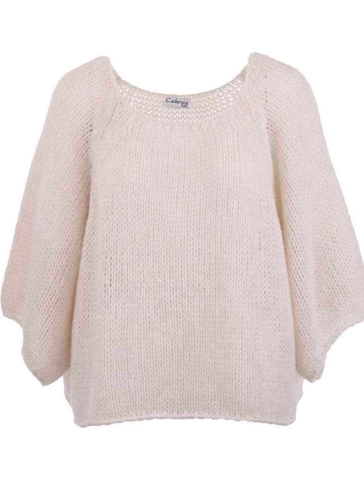 Cadenza Italy Ltd - Wholesale Knitted jumper – Women′s - Alpaca Blend Swing Jumper1