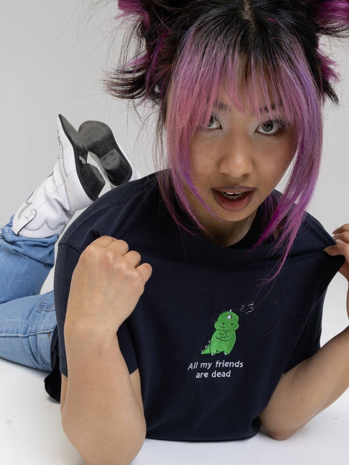 All My Friends Are Dead - Tee for wholesale by Sara's threads