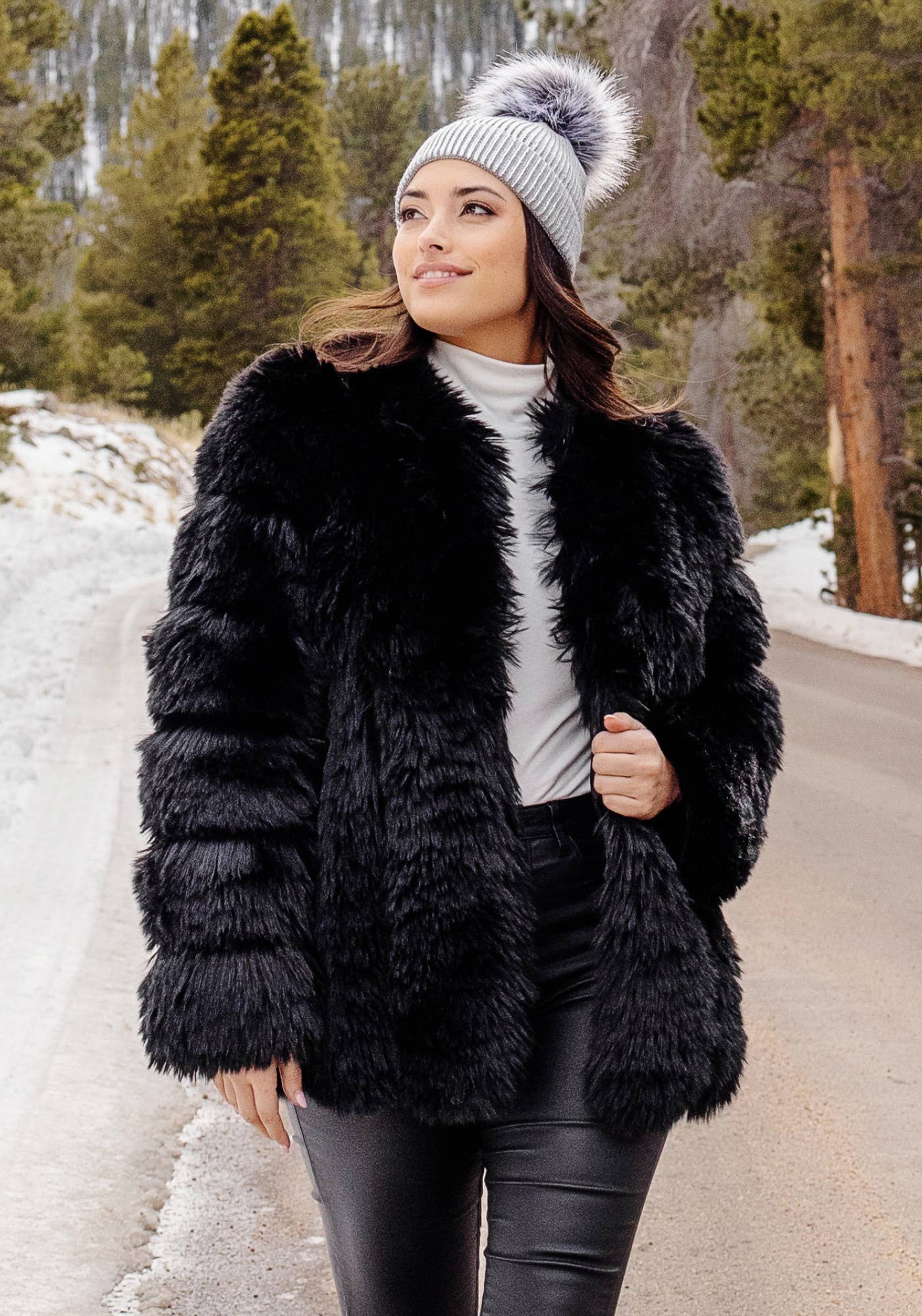 Donna Salyers Fabulous-Furs - Vente Manteau en fourrure/fausse fourrure – femme - Manteau Avante en fausse fourrure2