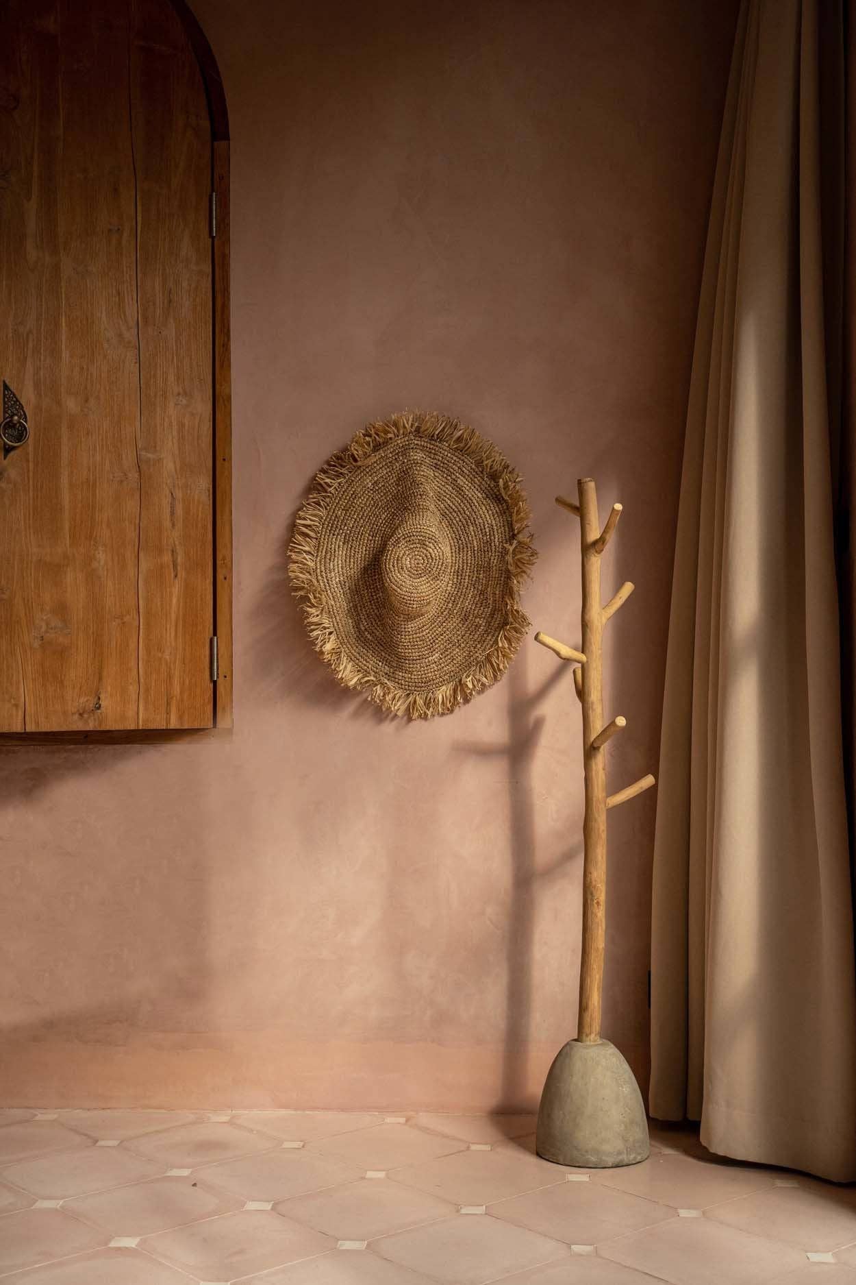 Bazar Bizar Living - Vente Porte-manteaux - Patère en béton naturel avec bois de teck3