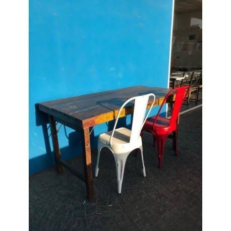 Paloma Black (Casa Natura Design, S.L.) - Wholesale Patio Table - Kitchen Dining Table Made With Beautiful Old Wood Panels5